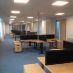 NEWFORMS AMENAGEMENTS Fabricant De Mobilier Sur Mesure En France PHOTO 8 SYSTEME L STANDARD 4 Postes Pied I Technic Sym 1400 X 1400 R 600 Cloisonnette NewDesign