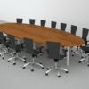 Newforms Amenagements Fabricant De Mobilier Sur Mesure En France Newmeeting Elliptique Classic