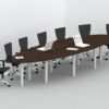 Newforms Amenagements Fabricant De Mobilier Sur Mesure En France Newmeeting Elliptique Top Access